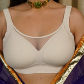 Dilkhush Seamless-Wireless Bra In off-White