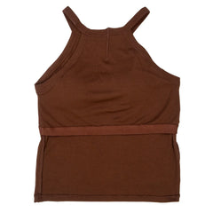 Andazz Brown Sleeveless Bra Top