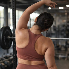 Chocolate Brown Sports Bra