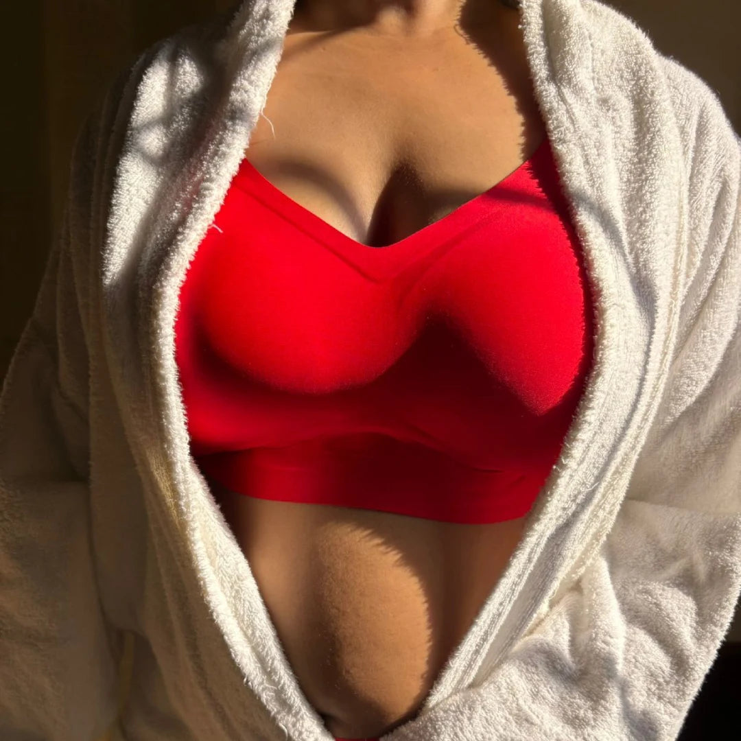 اعتماد - Seamless Bra In Red